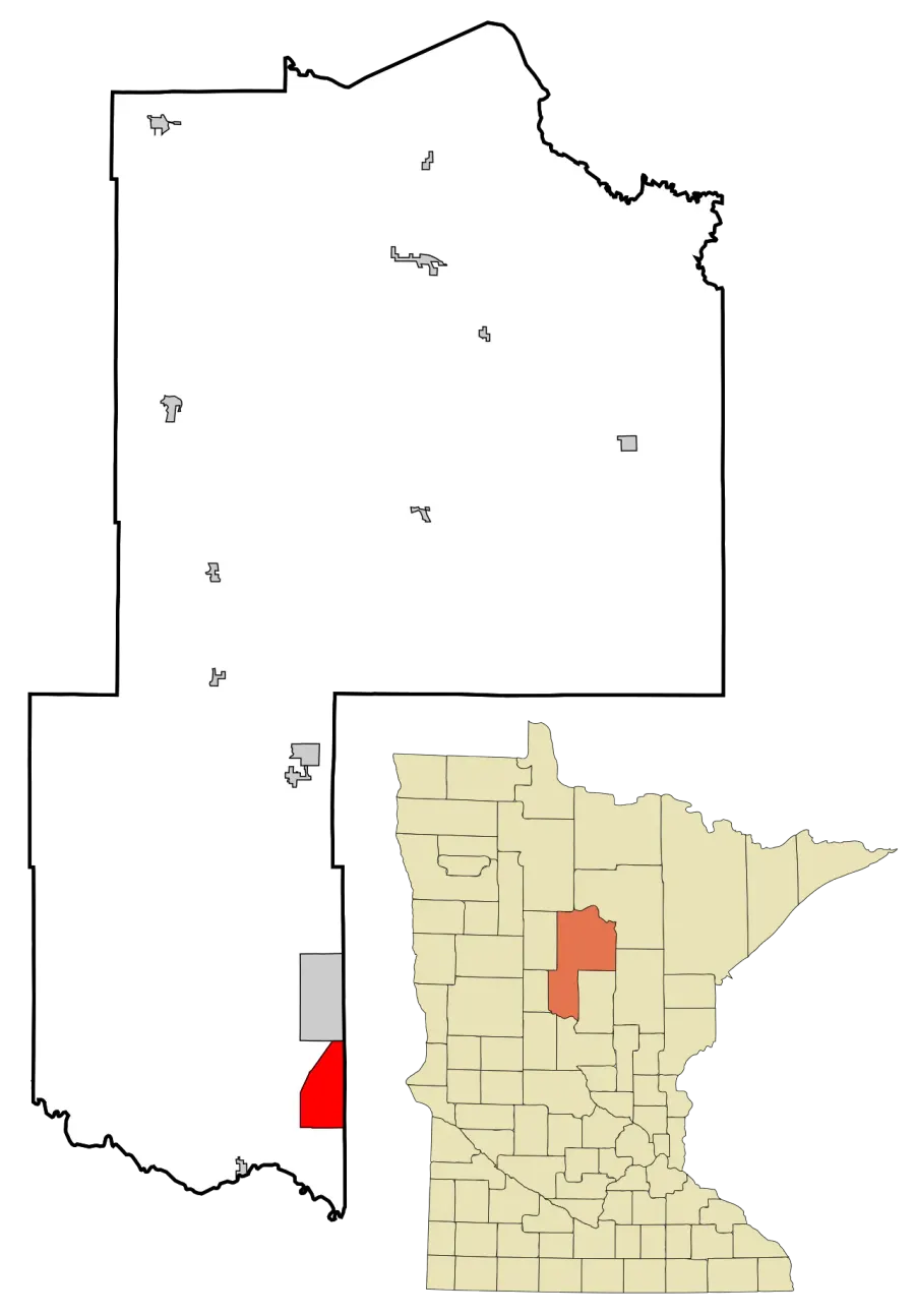 La carte East Gull Lake