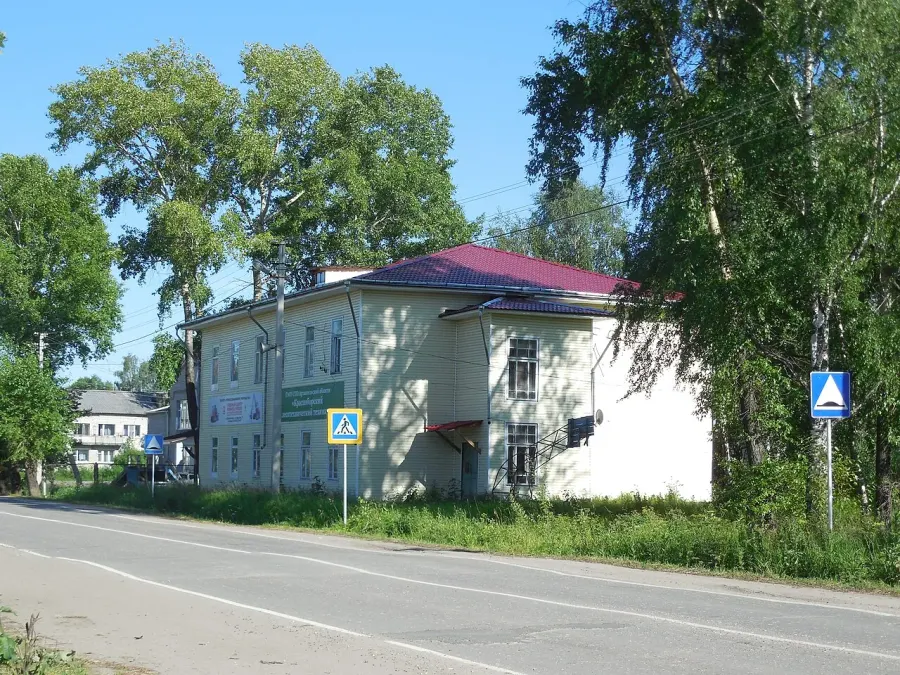 La carte Krasnoborsk