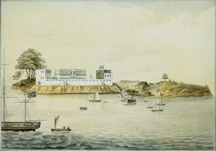La carte Île de Bunce