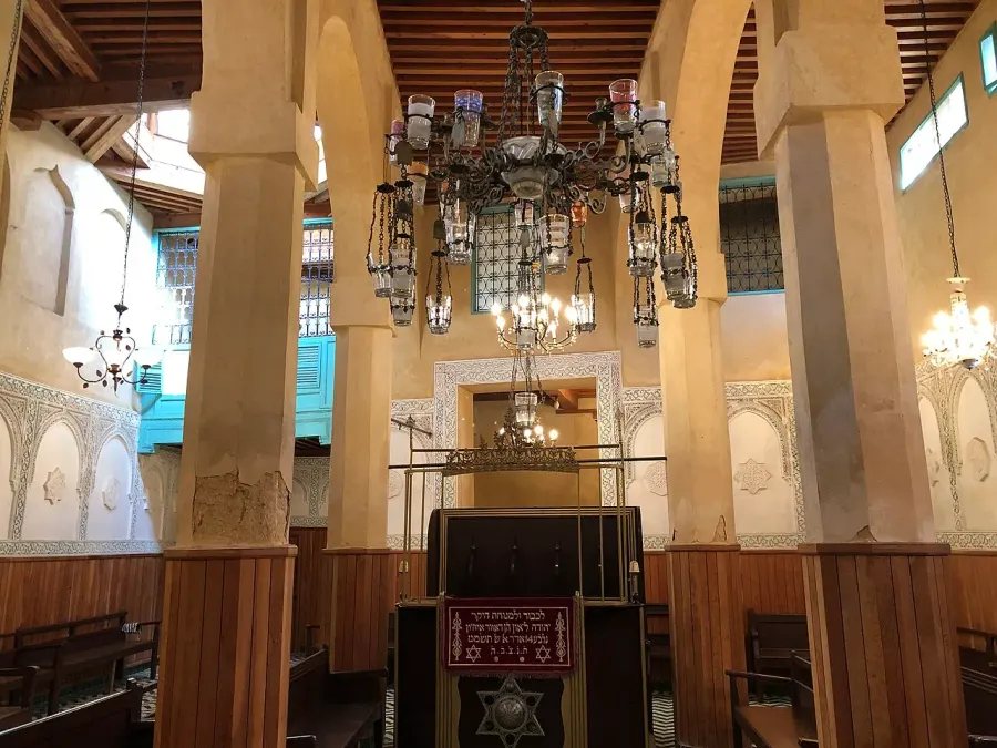 La carte Synagogue Al Fassiyine