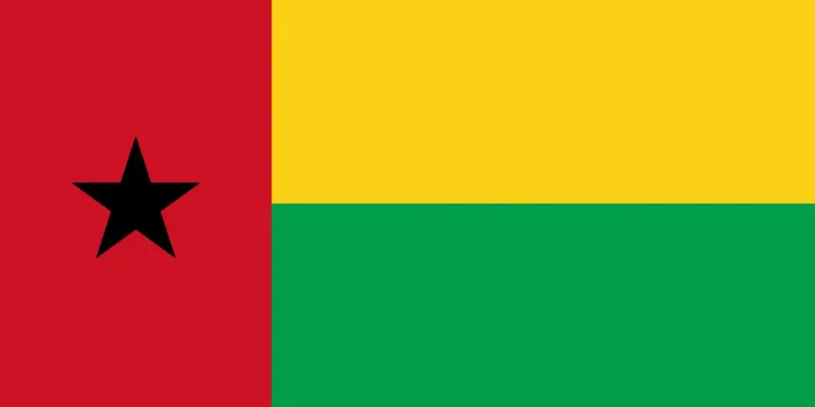 La carte Guinée-Bissau