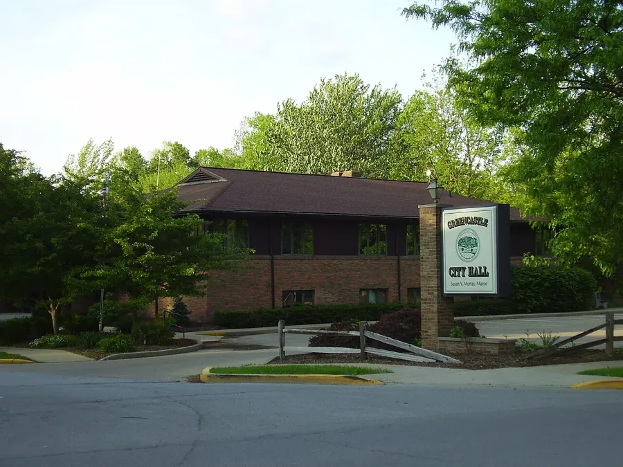 The Greencastle, Indiana card