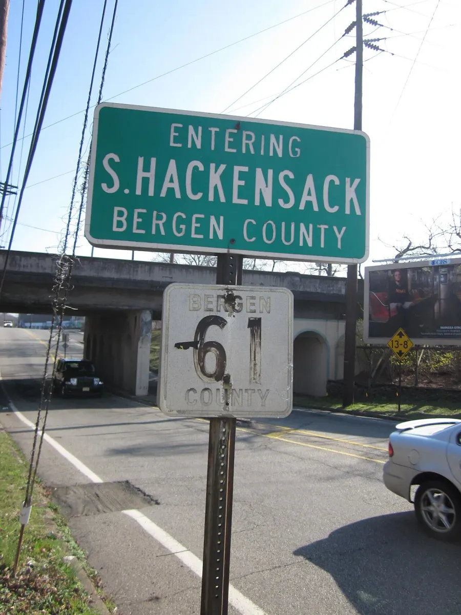 The South Hackensack, New Jersey card