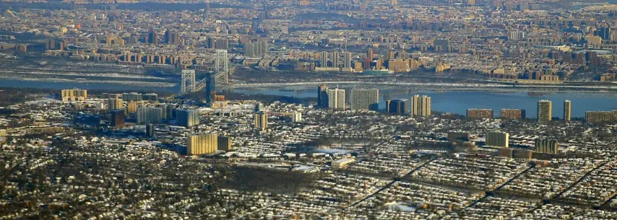 La carte Fort Lee