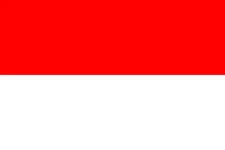 La carte Drapeau de l'Indonésie