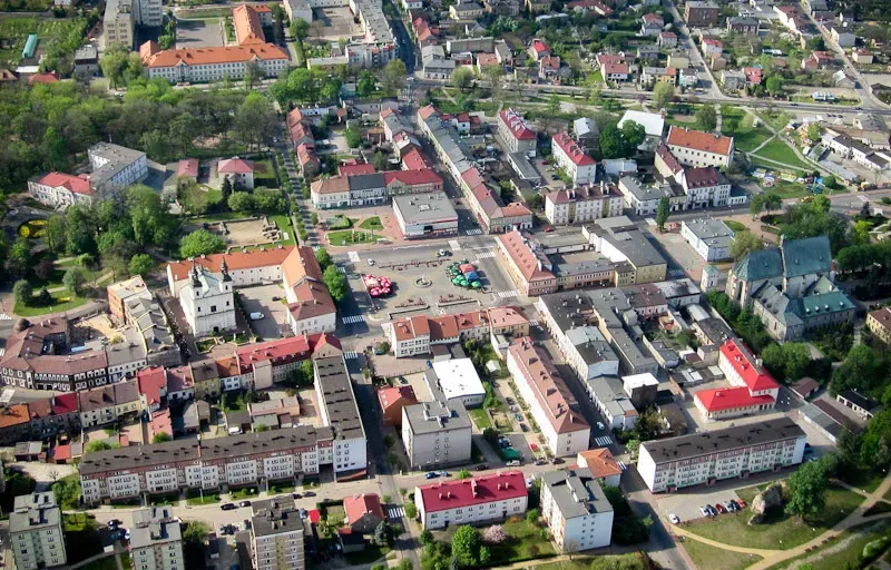 La carte Wieluń