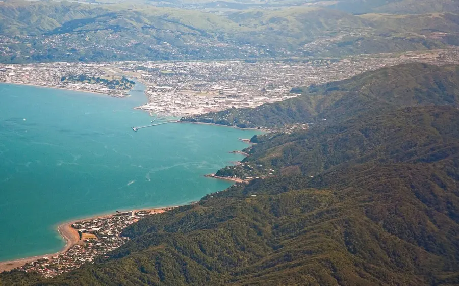 La carte Lower Hutt