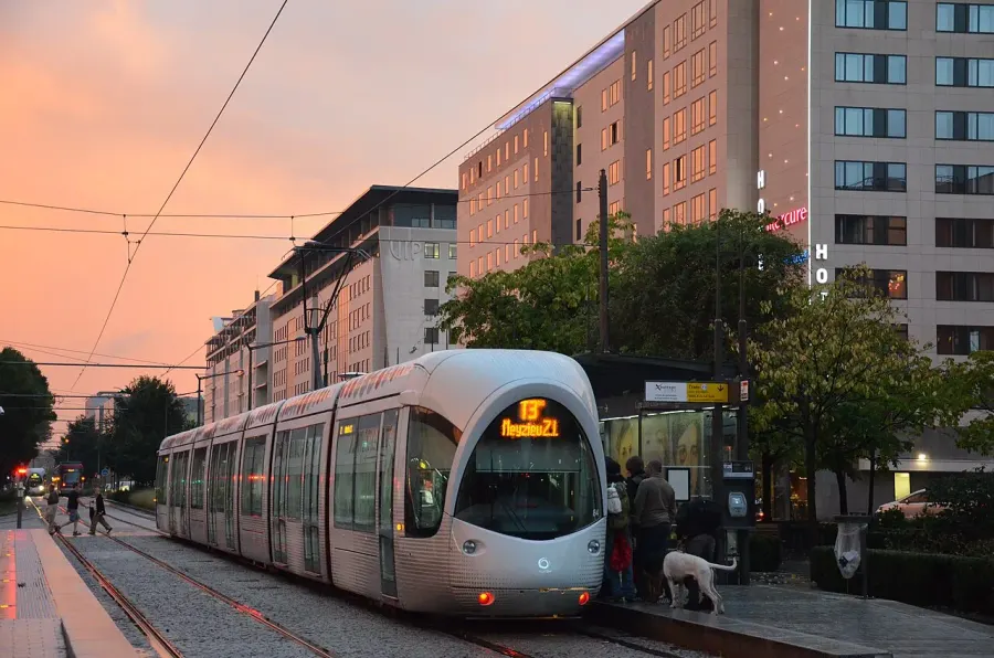 The Lyon tramway card