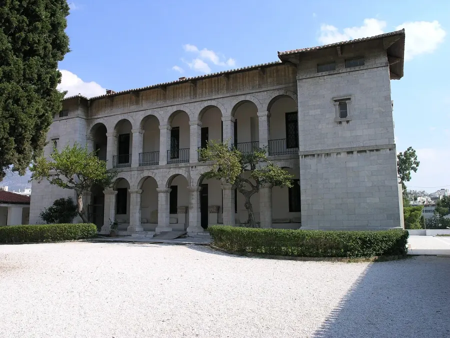 La carte Musée byzantin et chrétien d'Athènes