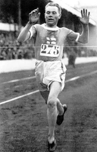 La carte Paavo Nurmi