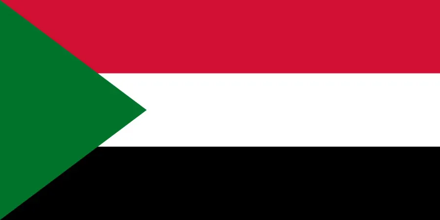 La carte Drapeau du Soudan