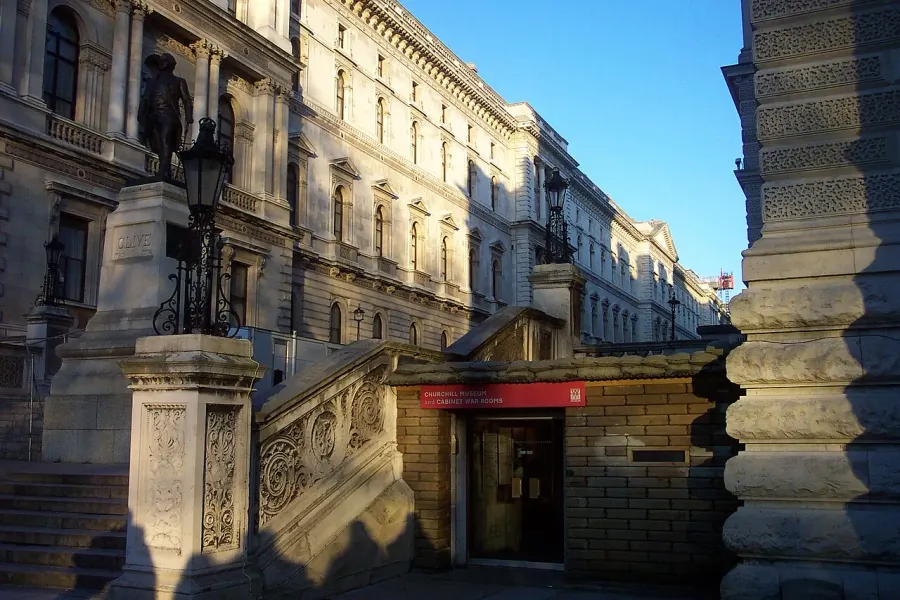 La carte Churchill War Rooms