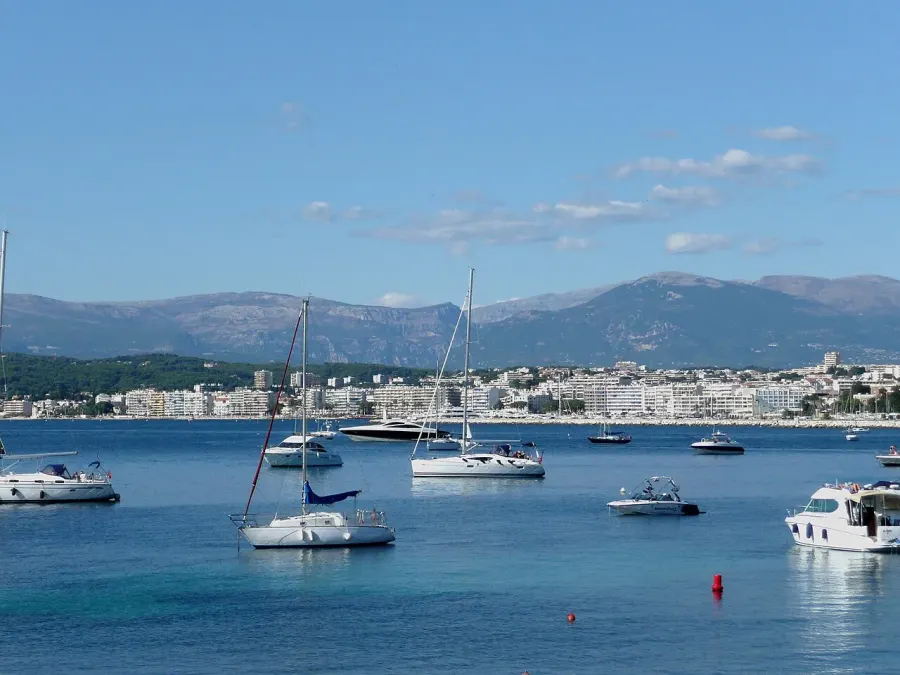 La carte Juan-les-Pins