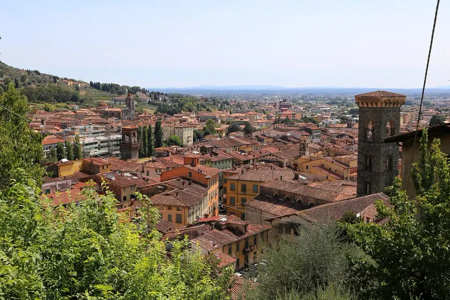 La carte Pescia