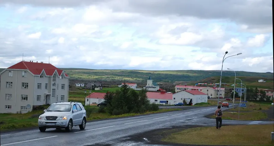 La carte Reykjahlíð