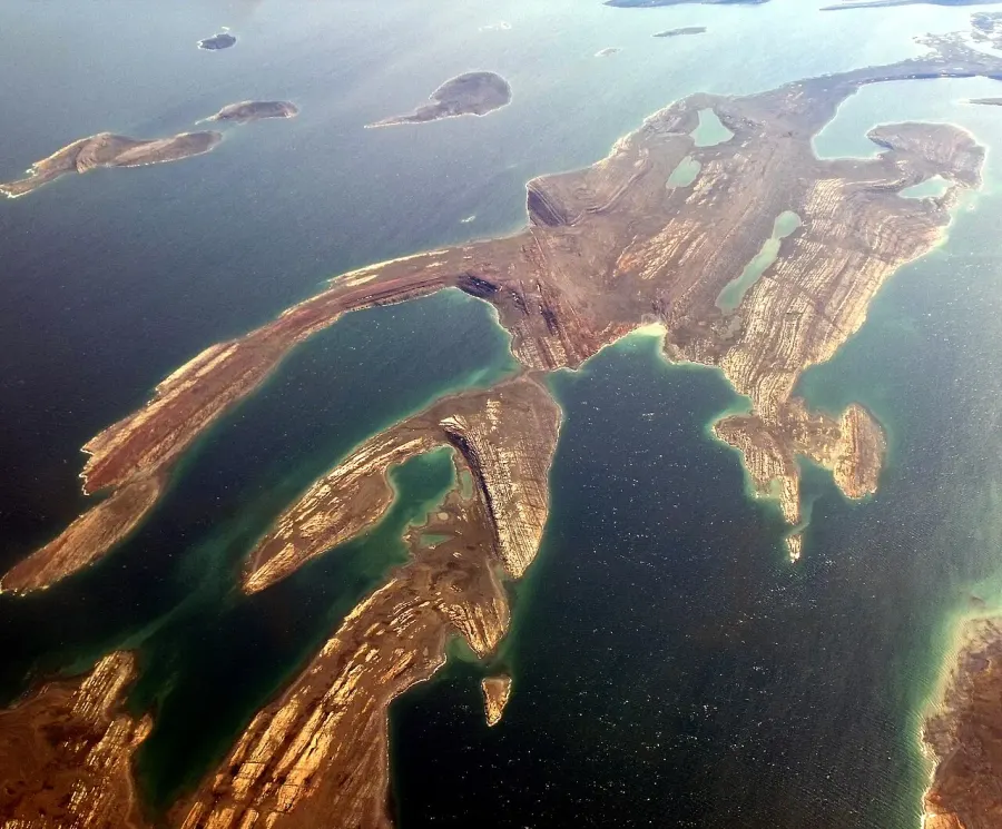 La carte Île Flaherty
