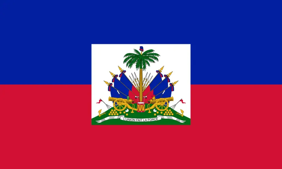 The Flag of Haiti card
