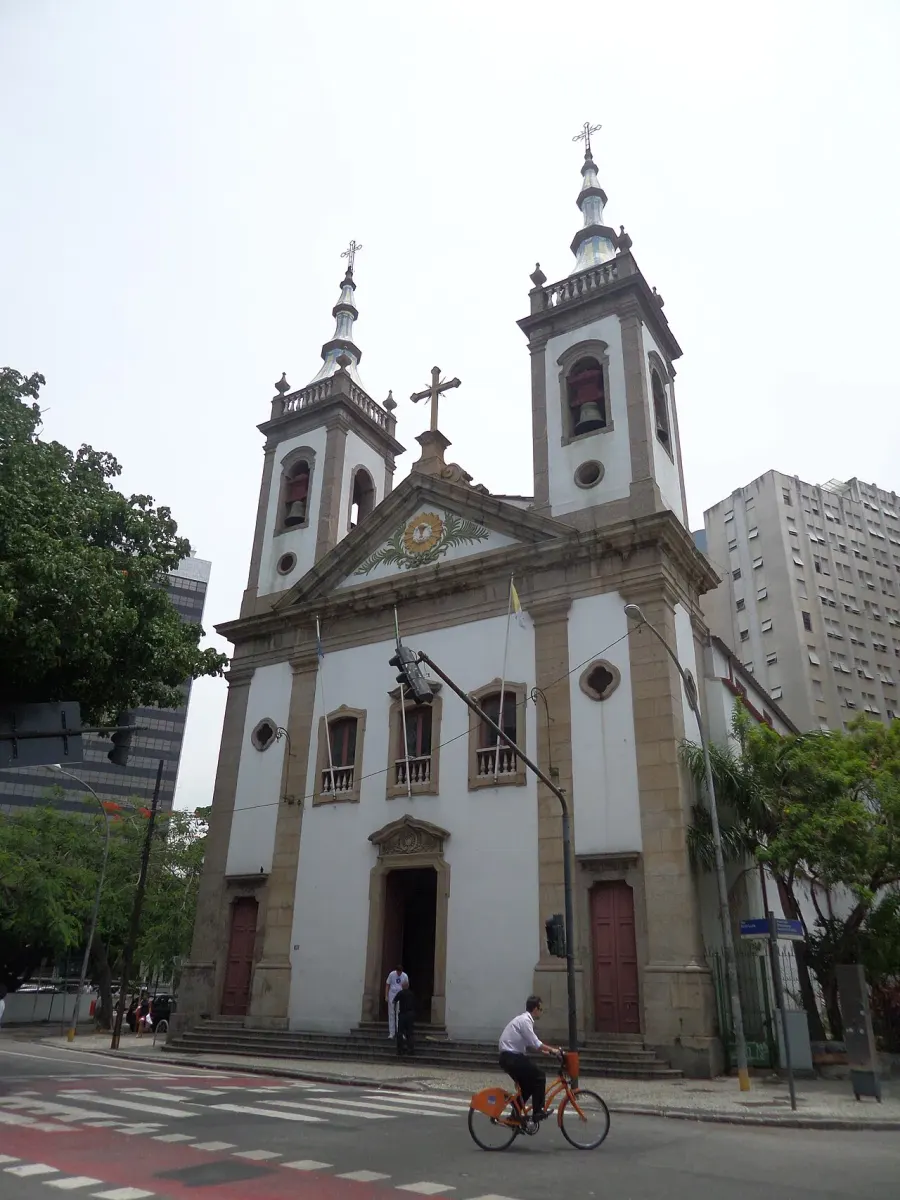 La carte Église Sainte-Lucie de Rio de Janeiro