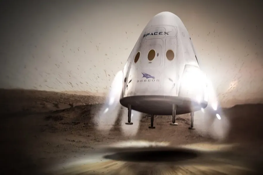 The SpaceX Red Dragon card