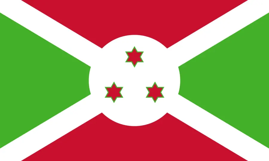 The Flag of Burundi card