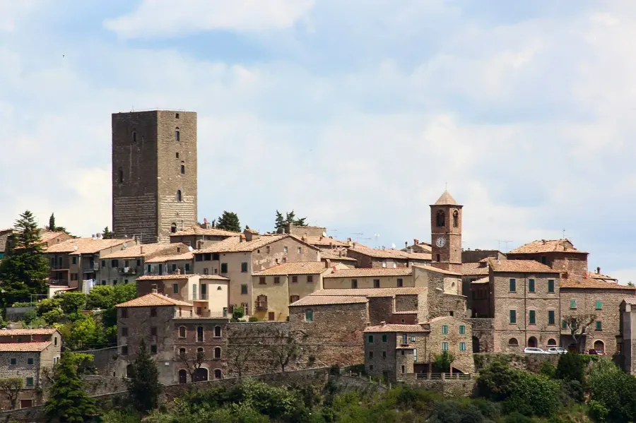 La carte Montecatini Val di Cecina