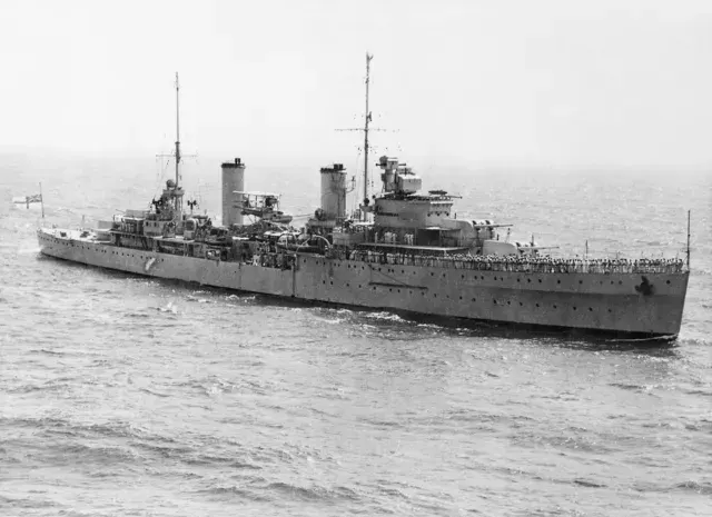 The HMAS Sydney card