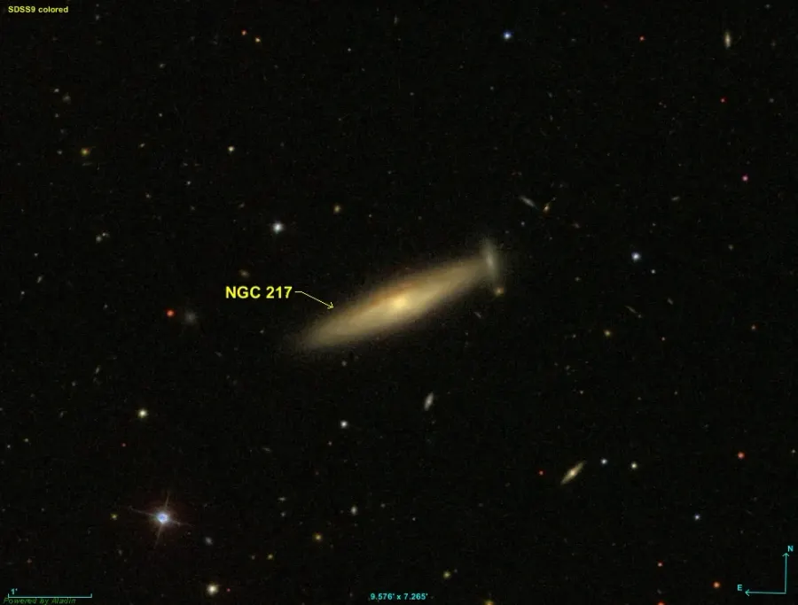 The NGC 217 card