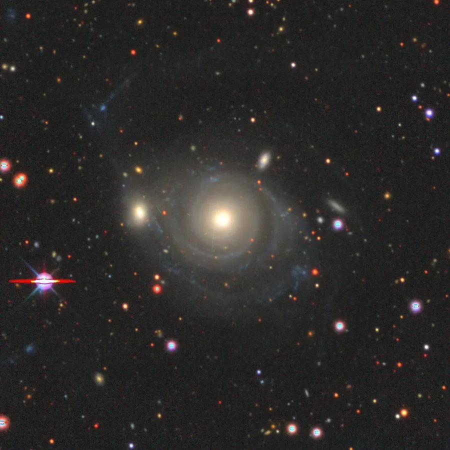 La carte NGC 262