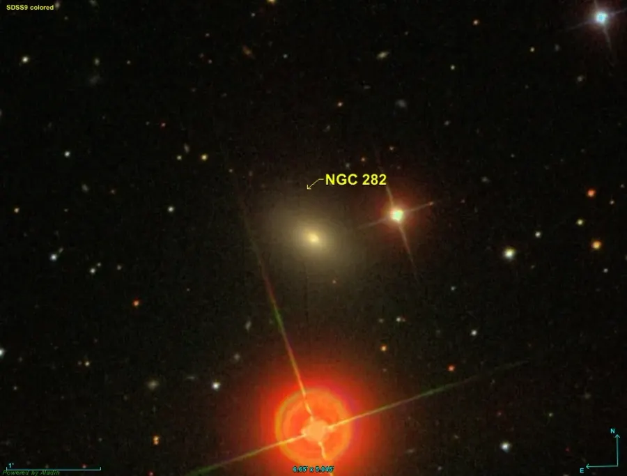 The NGC 282 card