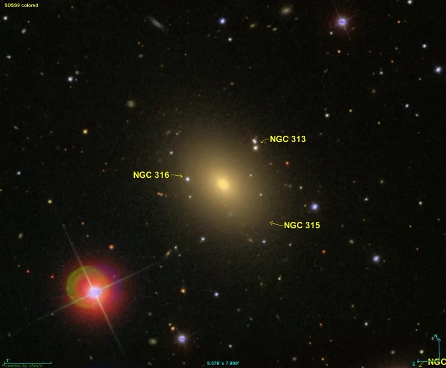 The NGC 315 card