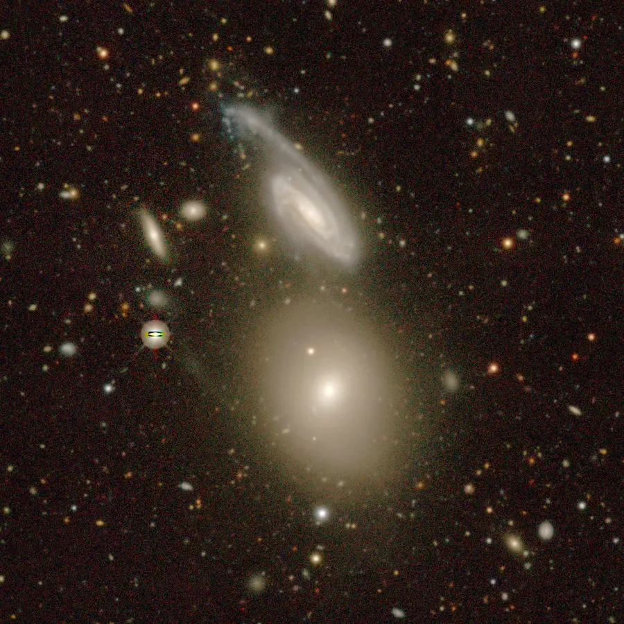 La carte NGC 544