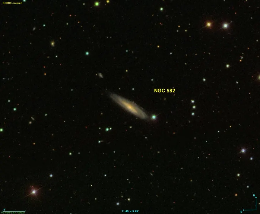 The NGC 582 card