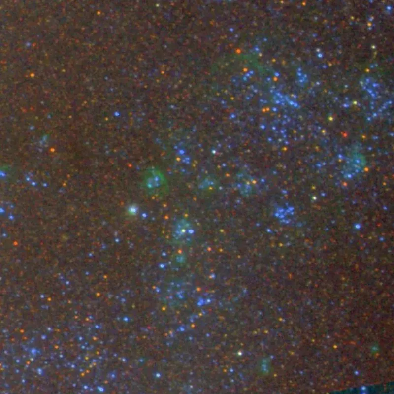 La carte NGC 592