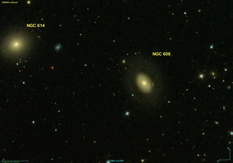 The NGC 608 card