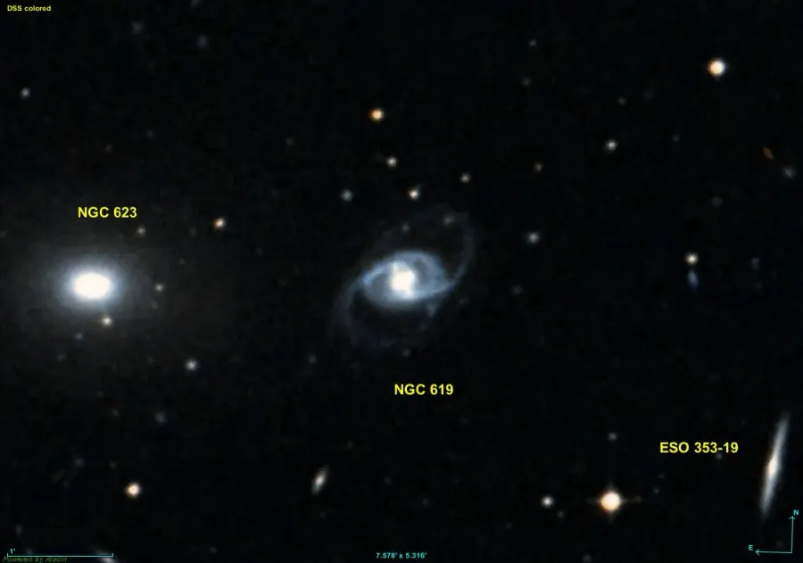 The NGC 619 card