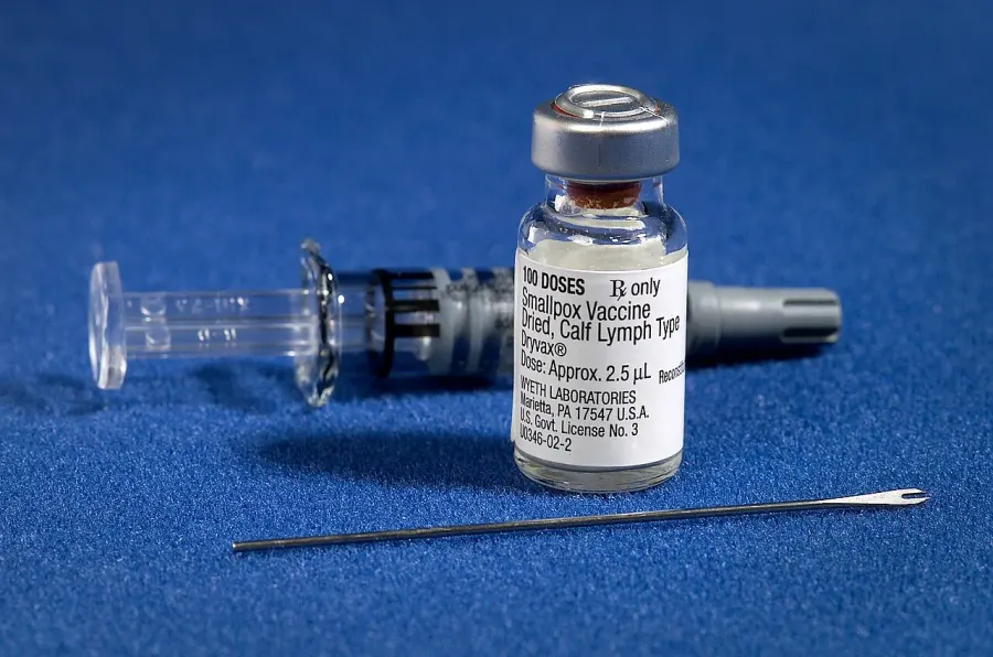La carte Vaccin contre la variole
