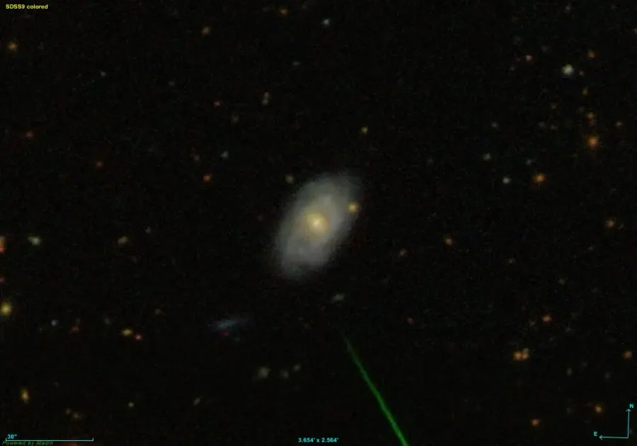 La carte NGC 640