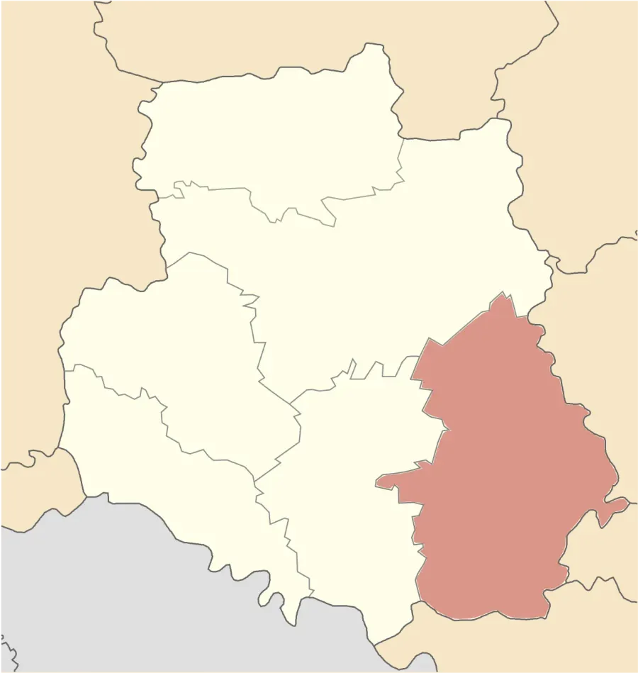 La carte Raïon de Haïssyn