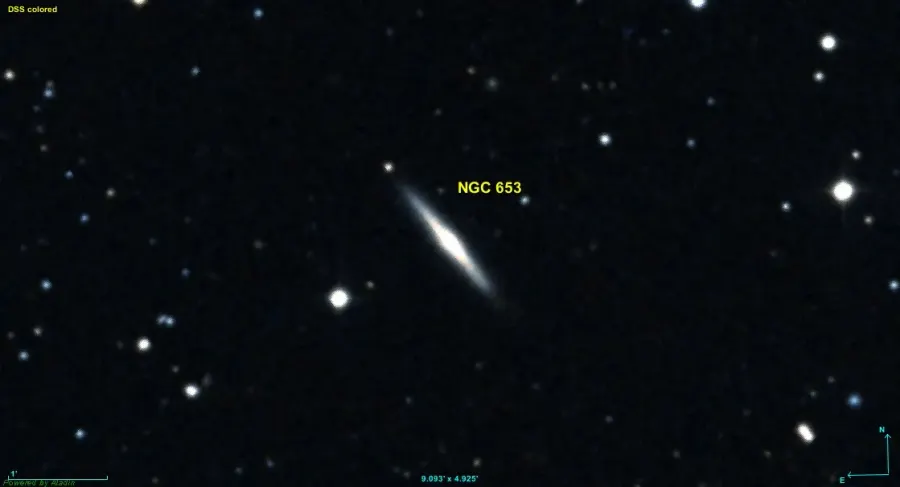 The NGC 653 card