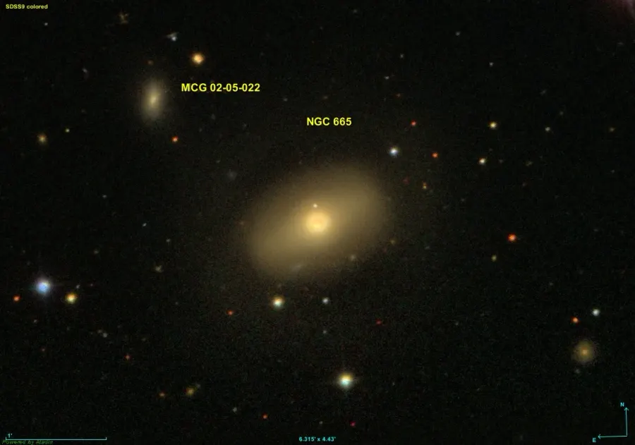 The NGC 665 card
