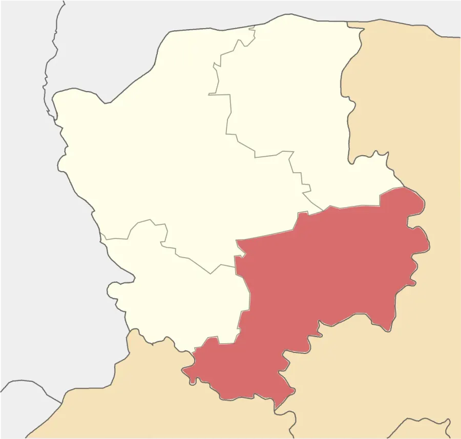 La carte Raïon de Loutsk