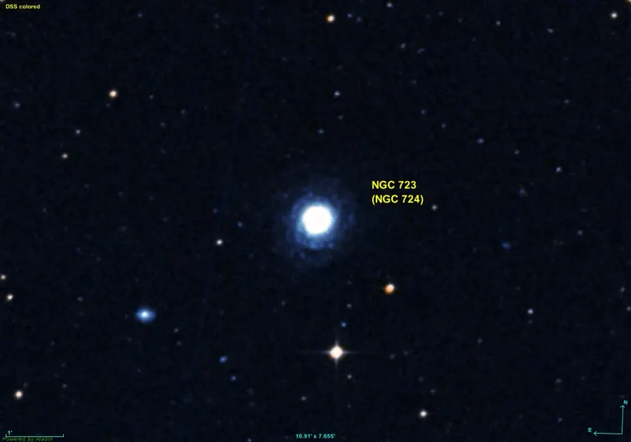 The NGC 723 card