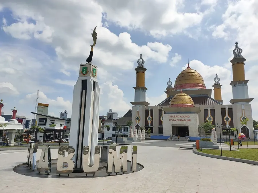 La carte Sukabumi
