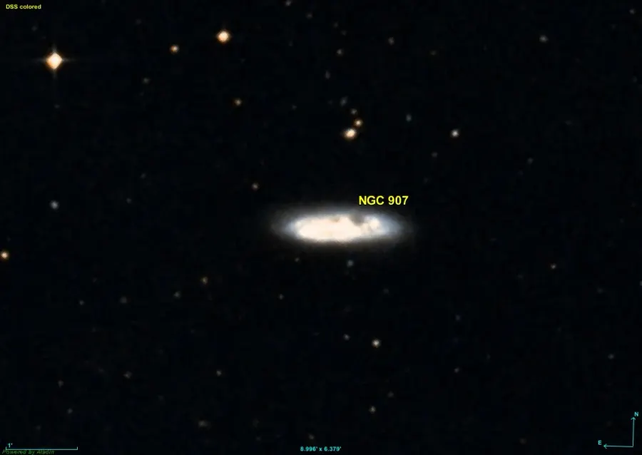 The NGC 907 card