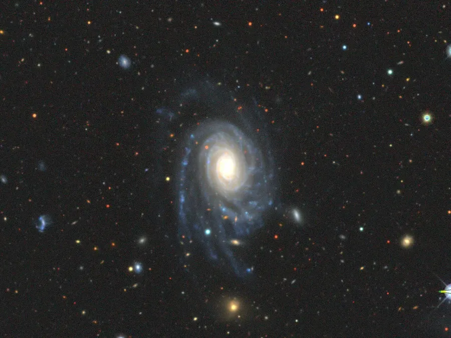 La carte NGC 1085