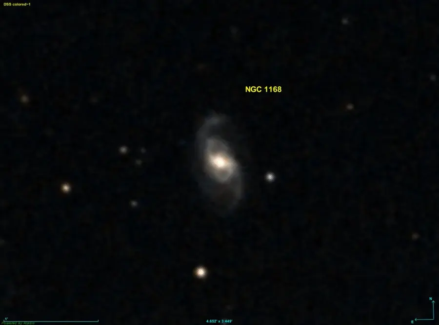 The NGC 1168 card