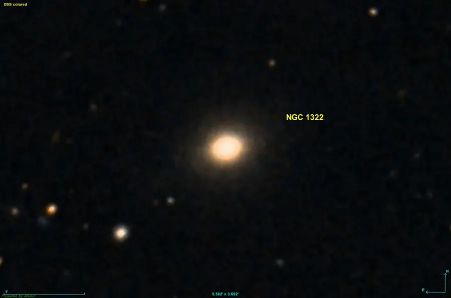 The NGC 1322 card