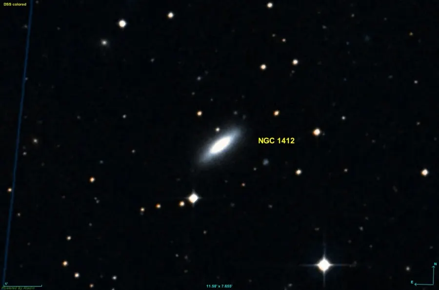 The NGC 1412 card