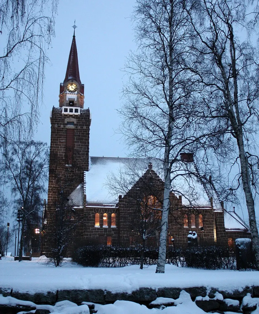 La carte Église de Raahe