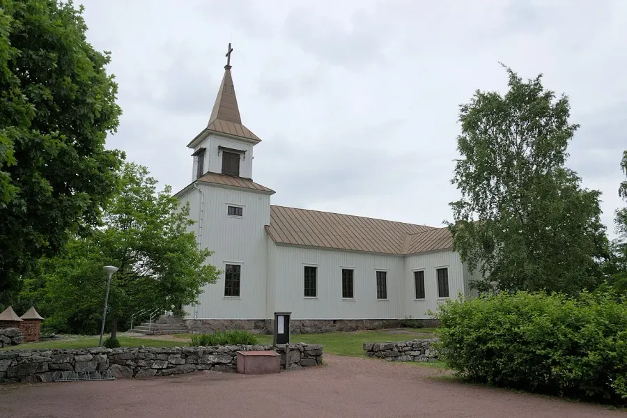 La carte Église de Brändö